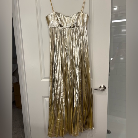 Ulla Johnson Gold Maxi Dress - Picture 4 of 9